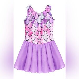 Mermaid gymnastics or dance leotard